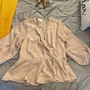 Flowy front clasp blouse